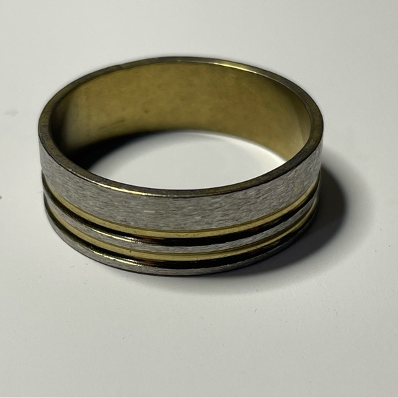 NWT UNISEX RING FOR MEN AND WOMEN, STAINLESS STEEL, SIZE 10 - Picture 5 of 17